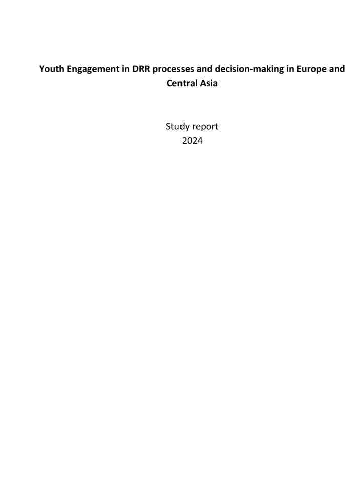 Youth study cover